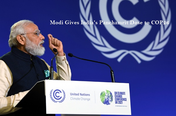 Modi Gives India's Panchamrit Dose To COP26 || ABC Live