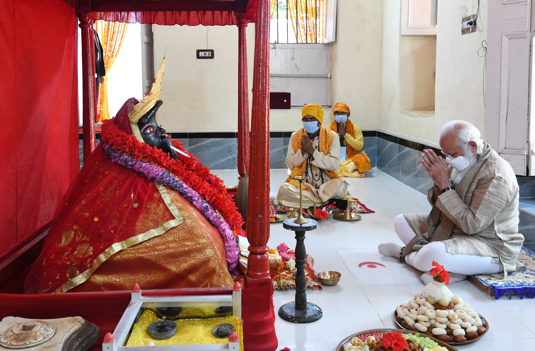 Modi Kali Bhakti At Jeshoreshwari Temple In Bangladesh || ABC Live